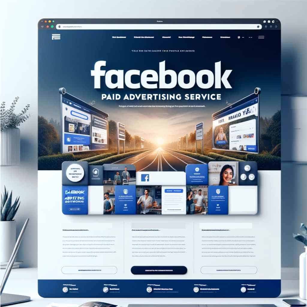 Facebook paid advertising service