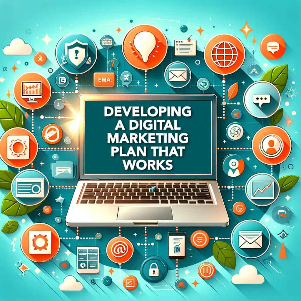 DALL·E 2024-06-03 10.07.50 - 'A Beginner's Guide to Developing a Digital Marketing Plan That Works'.