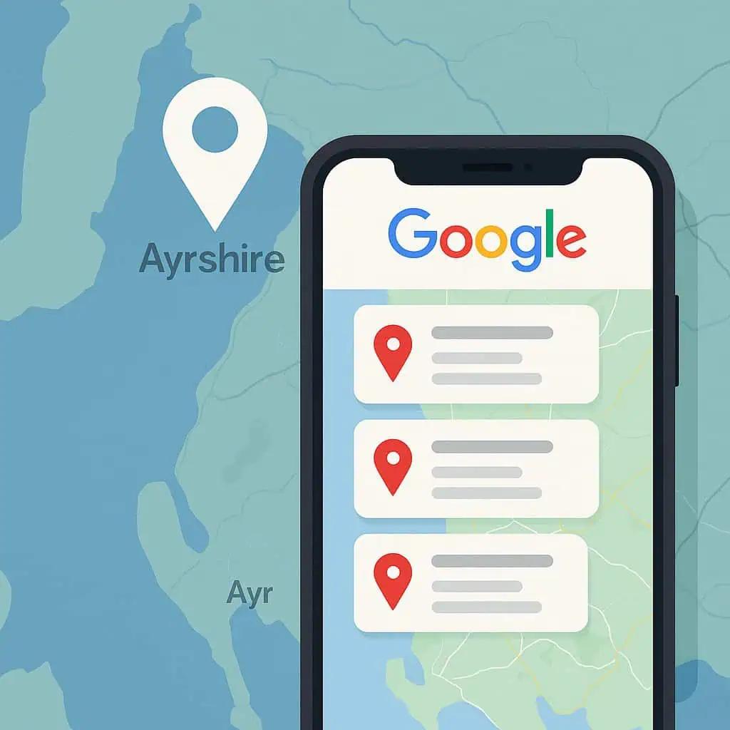 How to Rank in the Google 3-Pack in Ayrshire | It's Powerful 1 Rank in the Google 3-Pack in Ayrshire