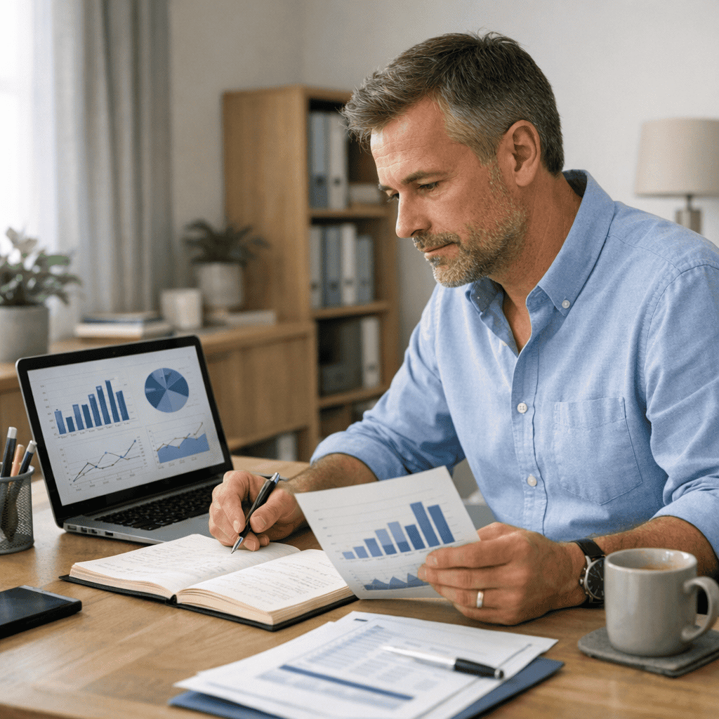 Digital Marketing ROI for Business Owners: How to Measure What Really Matters 6 digital marketing roi for business owners - Consultant checking data and making notes
