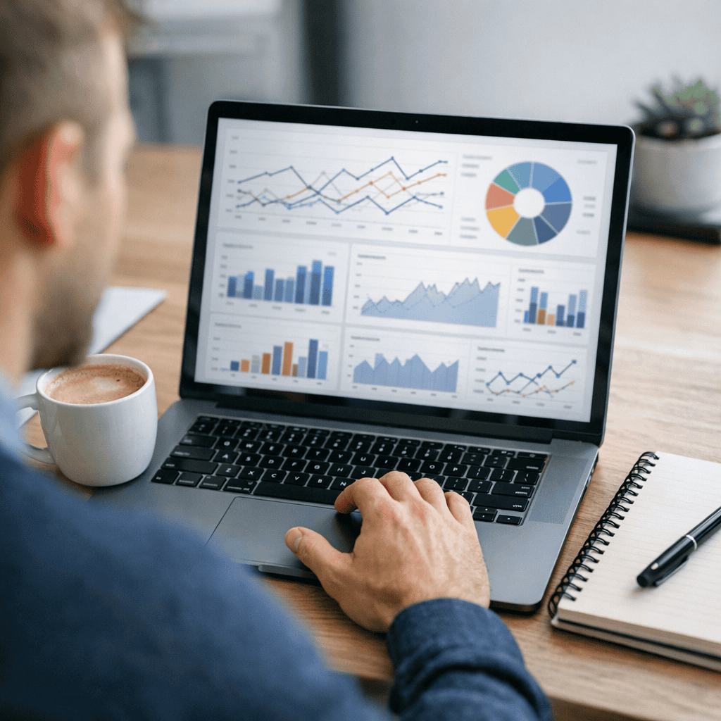 Social Media Advertising vs Organic Reach: What UK Businesses Need to Know 5 social media advertising vs organic reach - client checking website data