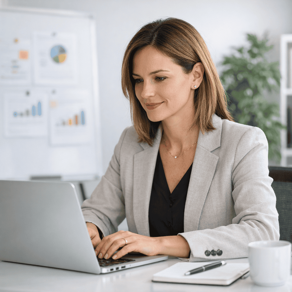 7 Essential Content Marketing Tips for B2B Success 4 Content Marketing Tips for B2B - freelancer checking analytics