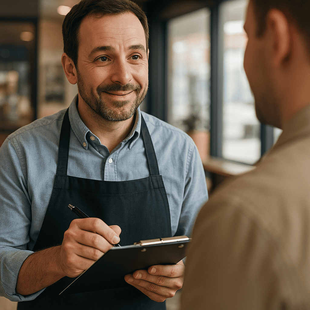How to Get Better Google Business Profile Reviews for Your UK Business 1 Google Business Profile reviews - Client asking for a GBP review