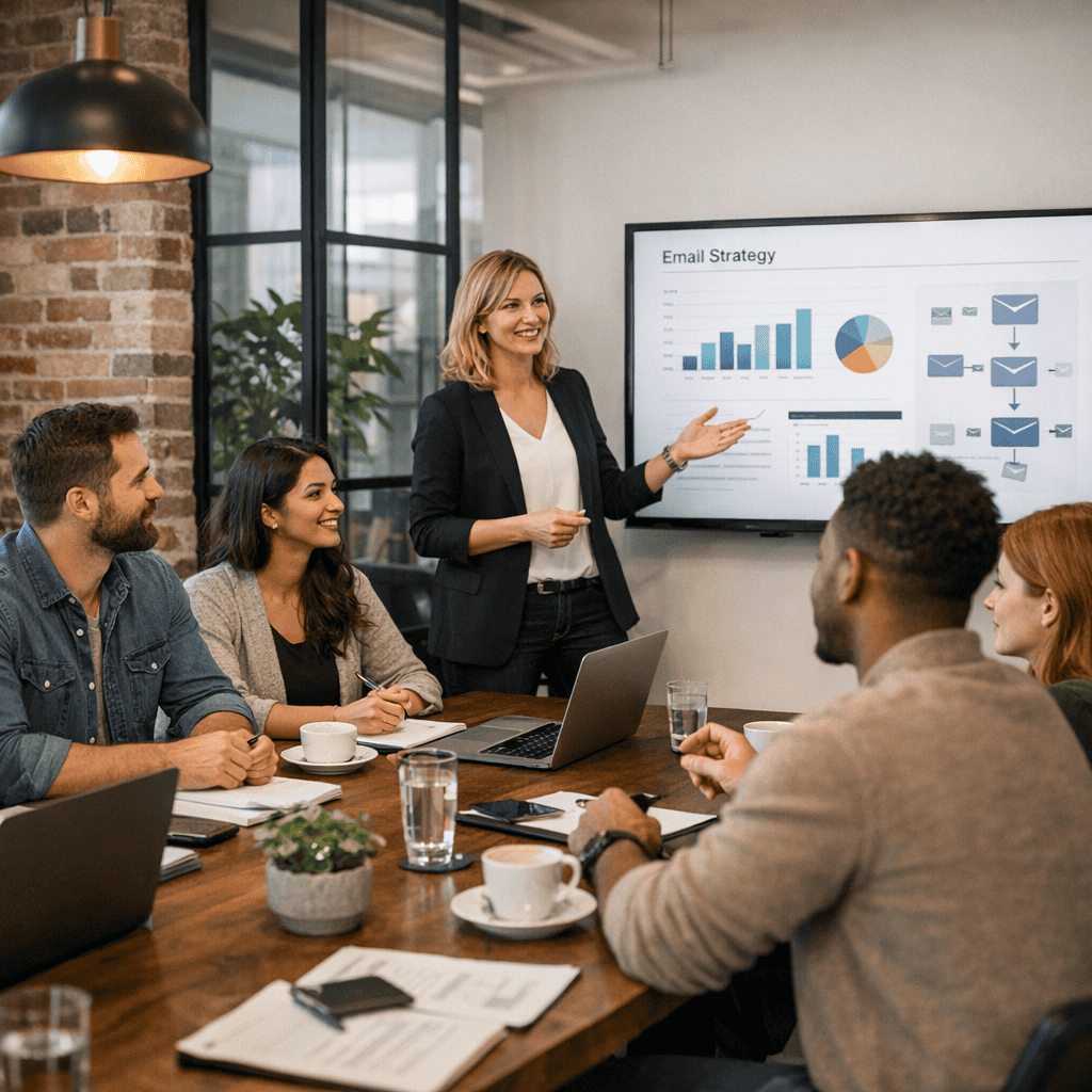 How to Improve Email Deliverability: 10 Practical Ways to Reach More Inboxes 2 How to improve email deliverability - Agency presenting analytics