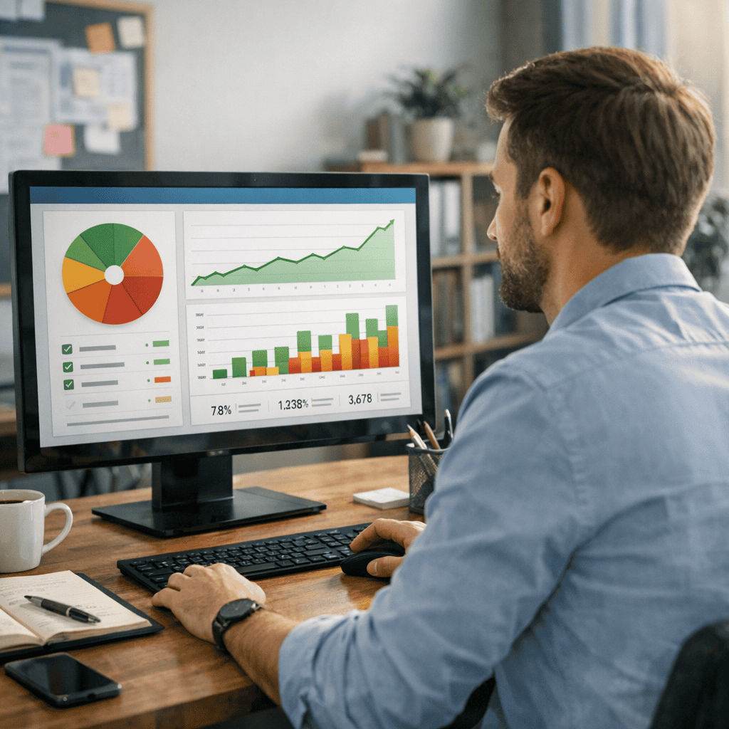 How to Improve Email Deliverability: 10 Practical Ways to Reach More Inboxes 4 How to improve email deliverability - Client checking data dashboard