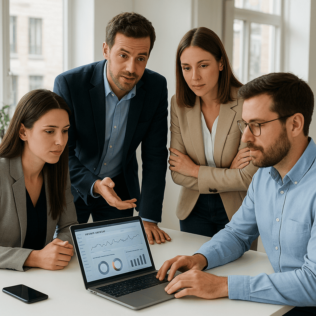 Local SEO for Ayrshire Businesses: How to Get Found by More Local Customers 2 Local SEO for Ayrshire Businesses - Agency checking analytics