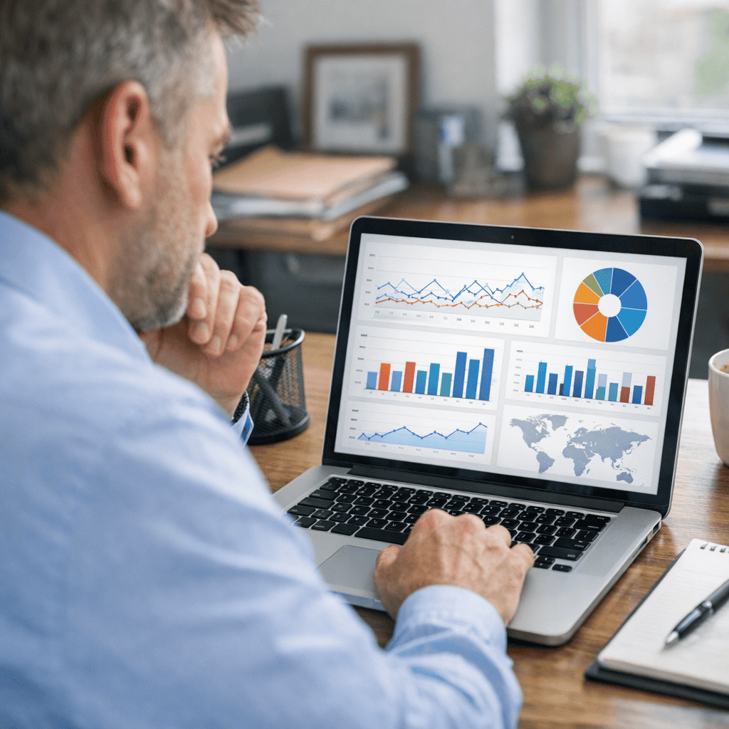 Marketing Strategies for Small Businesses: Practical Ways to Grow Your Brand 2 Marketing Strategies for Small Businesses - Consultant checking data