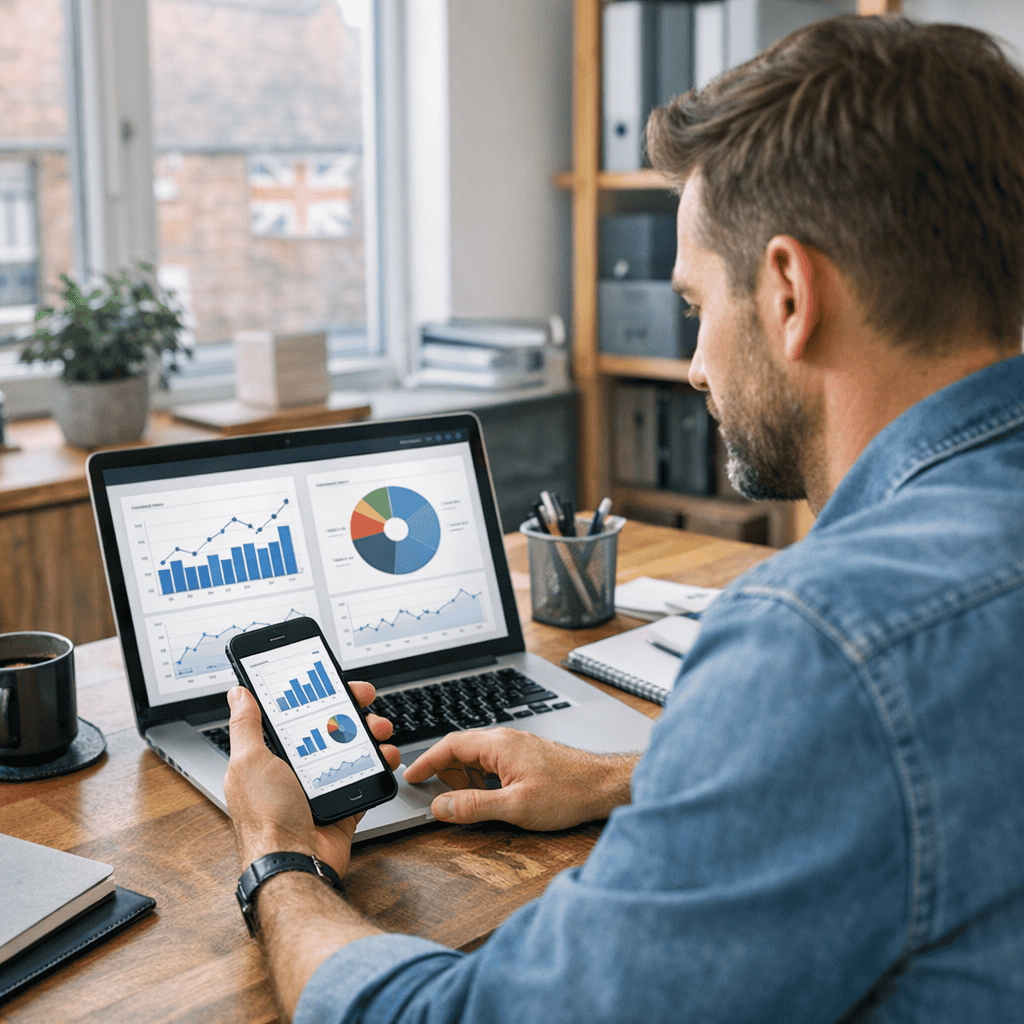 Mobile Marketing Strategies That Help UK Businesses Reach More Customers 4 Mobile Marketing Strategies - Checking desktop vs mobile data