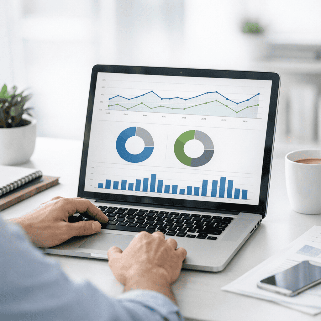 Personalised Email Strategies That Help UK Businesses Increase Conversions 3 Personalised Email Strategies - Freelancer checking analytics