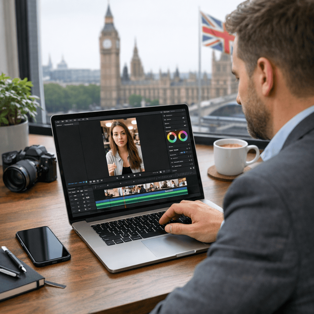 YouTube Shorts for Businesses: Trends, Tips and Tactics That Work 4 YouTube Shorts - Freelancer editing a Youtube shorts video
