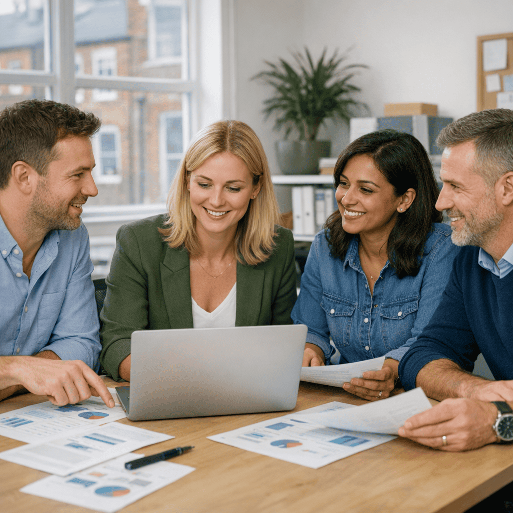Google Business Profile Voice Search: How UK Businesses Can Get Found More Often 6 google business profile voice search - Agency staff client meeting