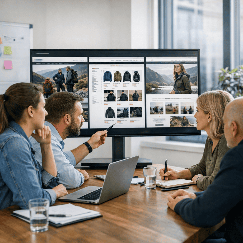 Semantic SEO for Local Competitors: How UK Businesses Can Win More Visibility 3 Agency lead, showing shopping page edits to clients